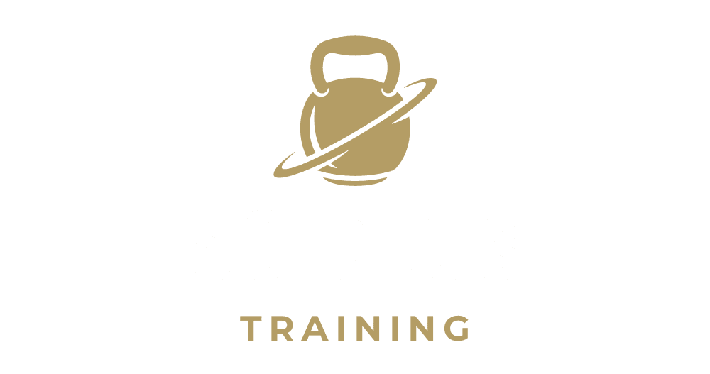 A black and gold logo for 5 0 plus training.