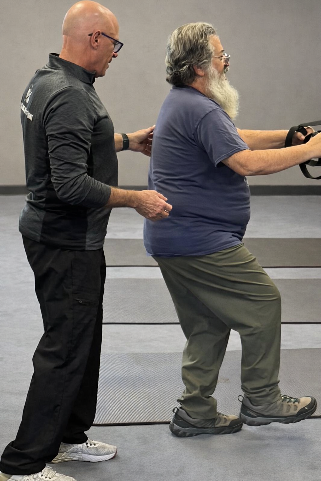 Adults training at 50PLUS Training